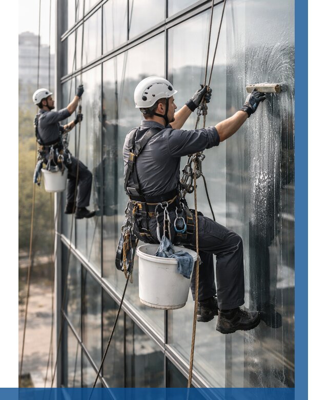 Мойка сплошного остекления в Салехарде, заказать от 321 р.| ВЫСОТНИК-Слх