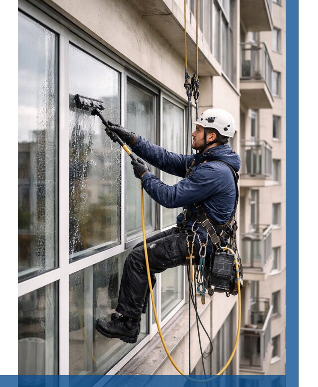 Мойка балконного остекления в Салехарде от 3746 р. | ВЫСОТНИК-Слх