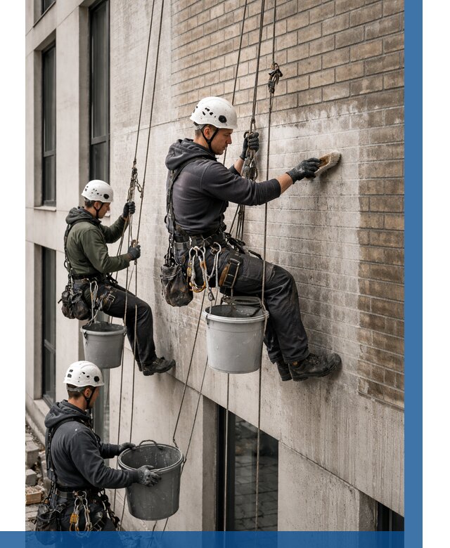 Удаление высолов с фасада в Салехарде от 268 р. | ВЫСОТНИК-Слх