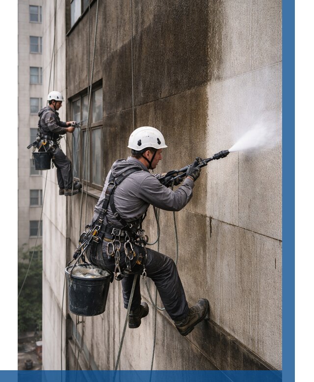 Очистка фасада от копоти в Салехарде от 268 р. | ВЫСОТНИК-Слх