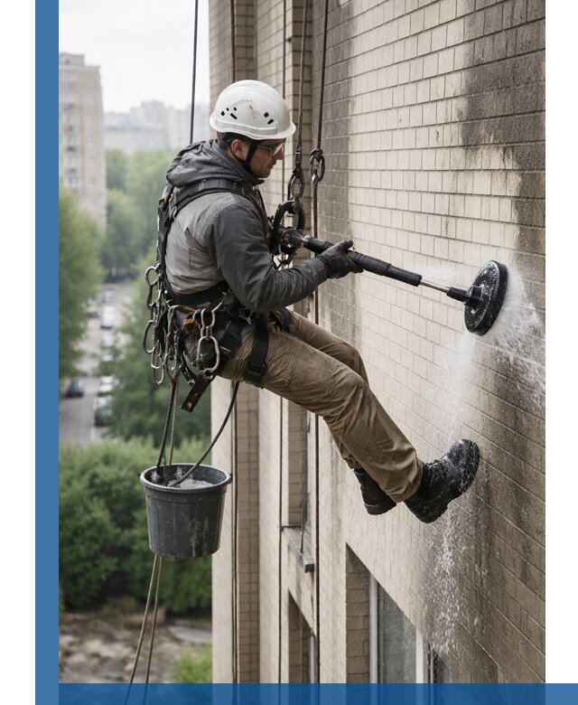 Очистка фасада от копоти в Салехарде профессионально и безопасно