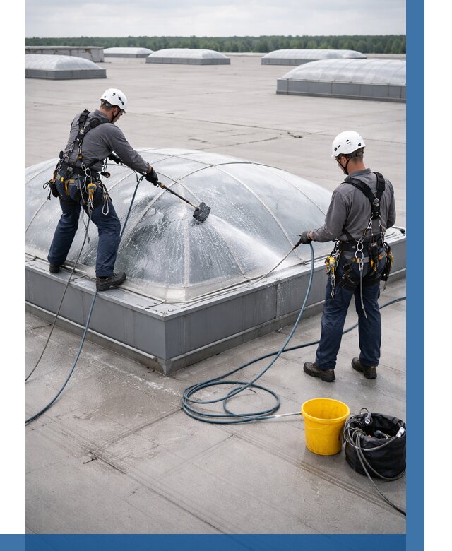 Мойка зенитных фонарей в Салехарде, заказать от 4817 р. | ВЫСОТНИК-Слх