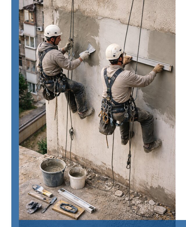 Комплексный ремонт штукатурного фасада с гарантией в Салехарде