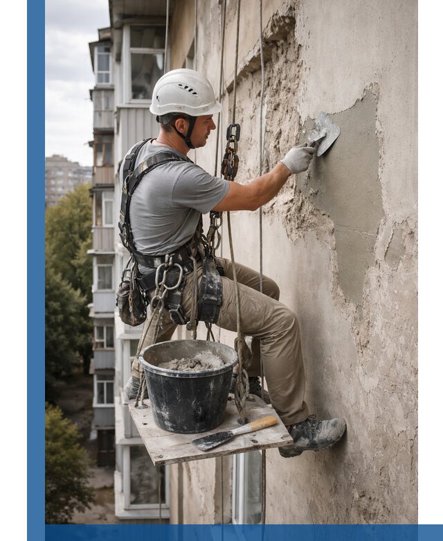 Восстановление фасадной штукатурки в Салехарде с гарантией качества