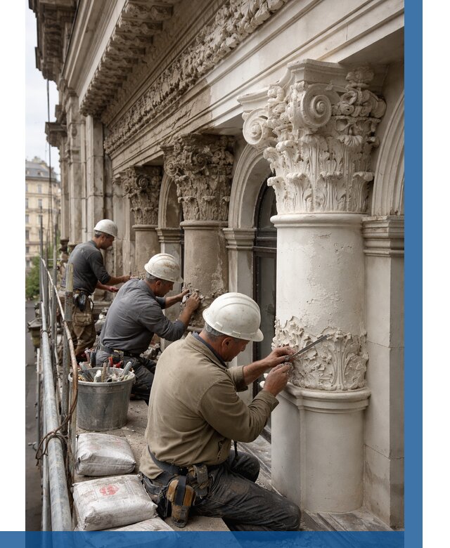 Реставрация фасадной лепнины в Салехарде от 2676 р. | ВЫСОТНИК-Слх