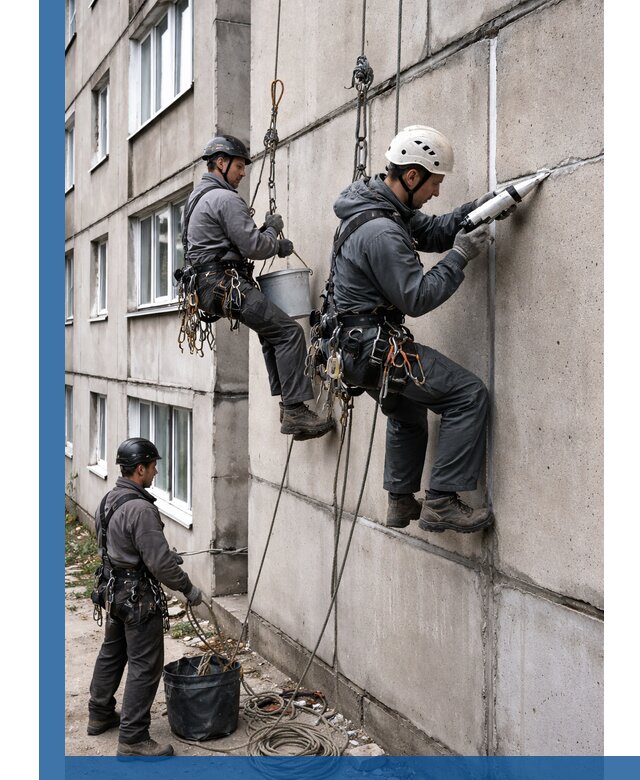 Герметизация межпанельных швов в Салехарде с гарантией герметичности