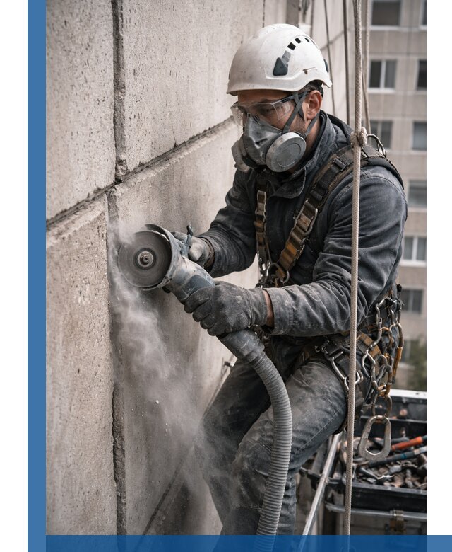 Штробление межпанельных швов в Салехарде качественно и быстро