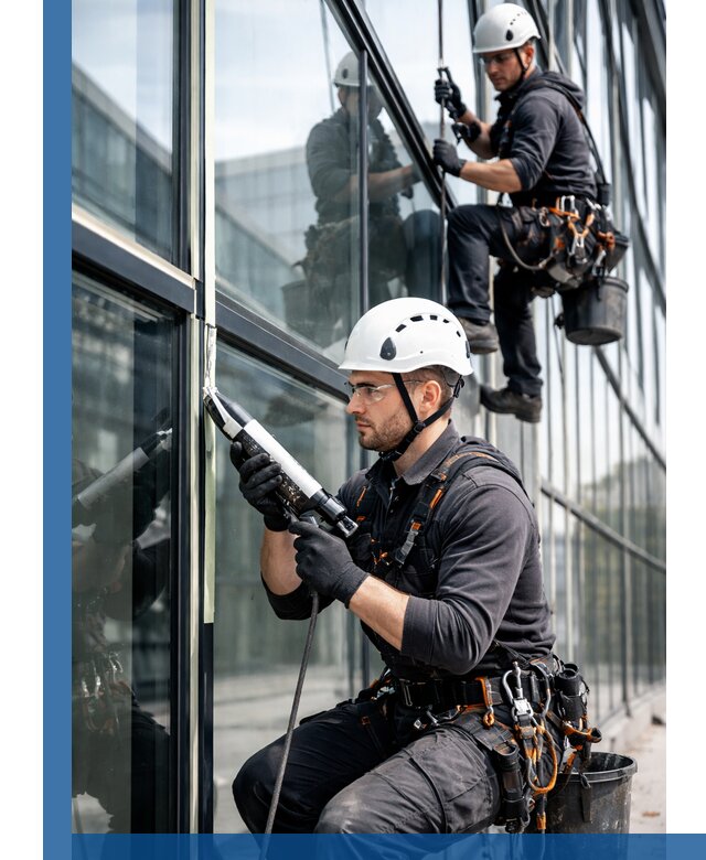 Герметизация витражных швов в Салехарде для зданий и фасадов