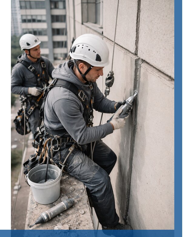 Ремонт деформационных швов здания в Салехарде от 1070 р. | ВЫСОТНИК-Слх