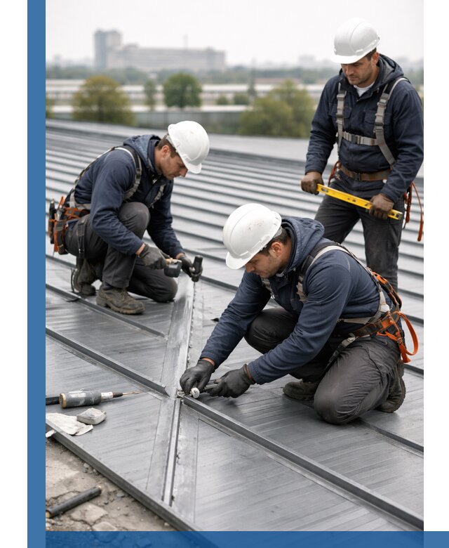 Ремонт фальцевой кровли в Салехарде срочно и качественно