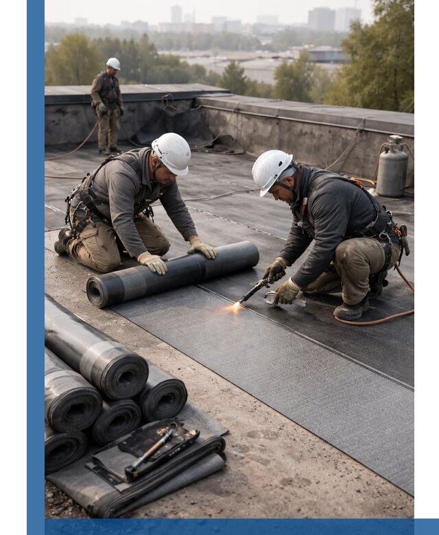 Монтаж мягкой кровли в Салехарде профессионально и надежно
