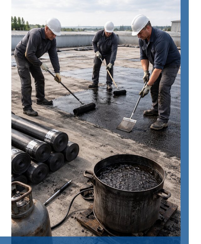 Гидроизоляция кровли мастикой в Салехарде от 642 р. | ВЫСОТНИК-Слх