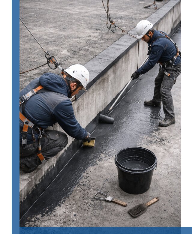 Гидроизоляция кровли жидкой резиной профессионально в Салехарде