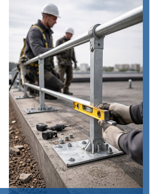 Монтаж кровельного ограждения в Салехарде от 1284 р. | ВЫСОТНИК-Слх