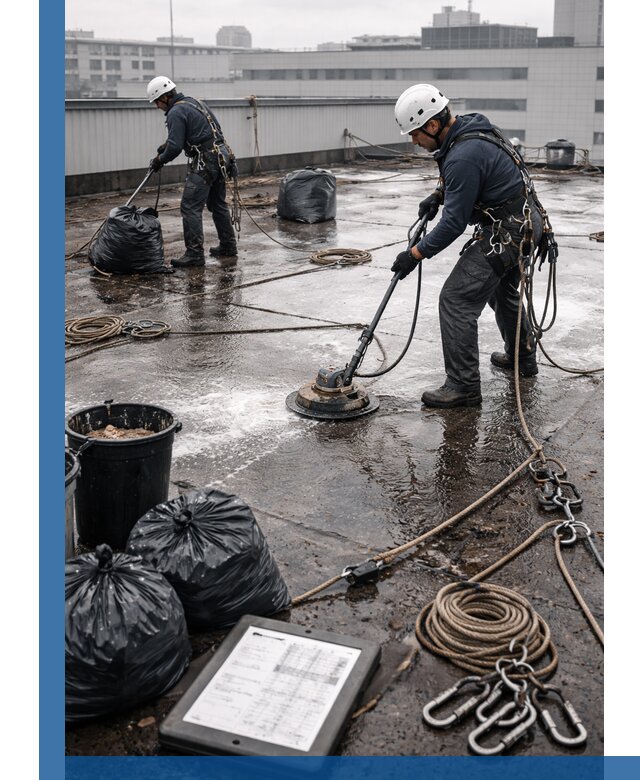 Плановая очистка кровли по графику в Салехарде для безопасности