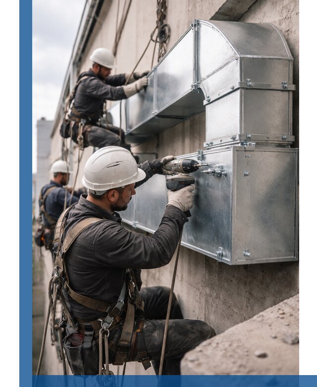 Профессиональный монтаж вентиляционных коробов в Салехарде под ключ