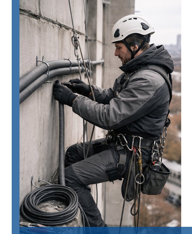 Профессиональный монтаж гофры для кабеля в Салехарде с гарантией