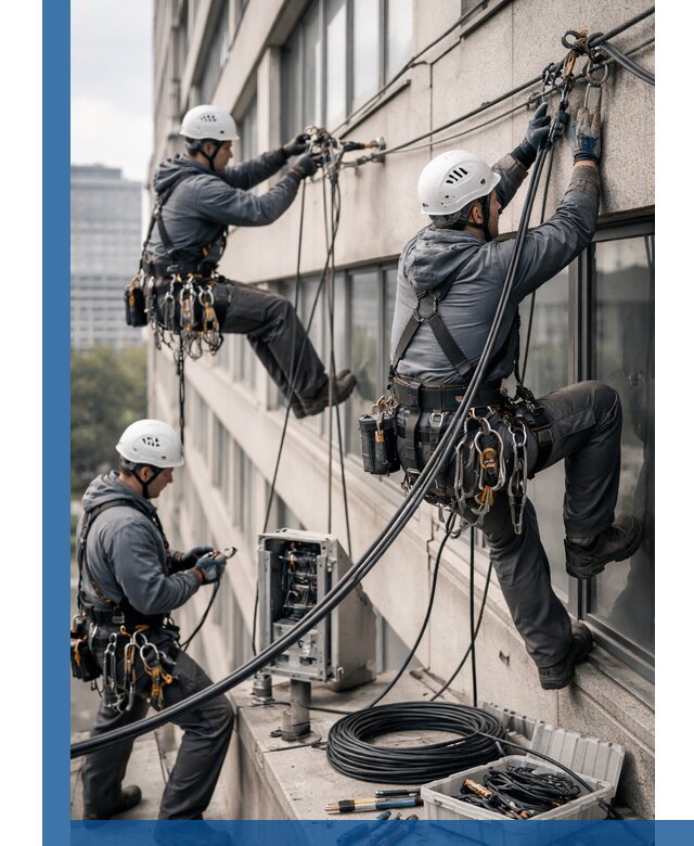 Прокладка оптоволоконного кабеля в Салехарде под ключ с тестированием