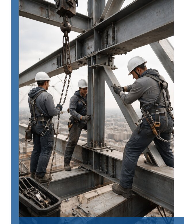 Профессиональный монтаж металлоконструкций на высоте в Салехарде