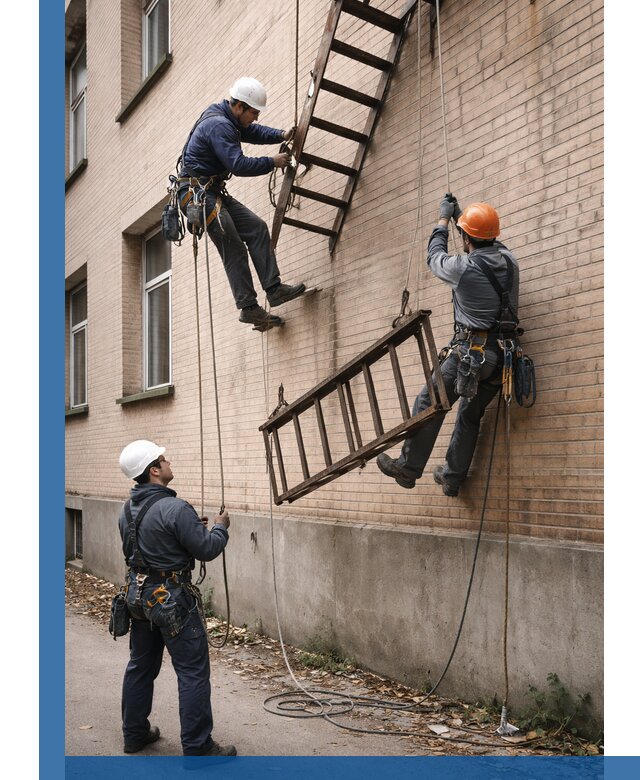 Демонтаж пожарной лестницы в Салехарде быстро и безопасно
