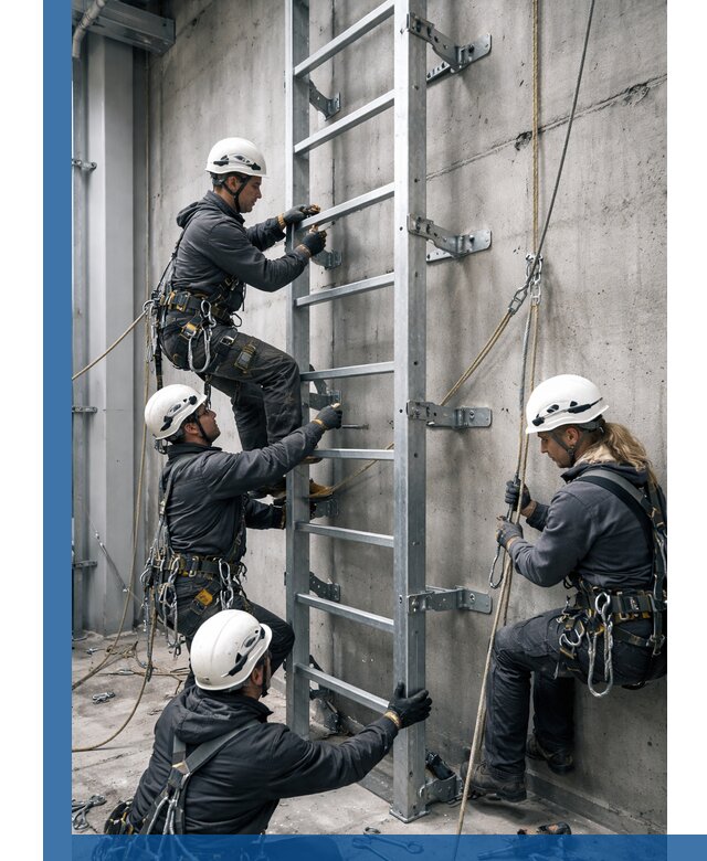 Монтаж металлических лестниц в Салехарде под ключ со гарантией