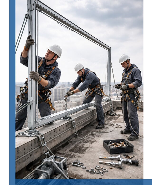 Монтаж крышных рекламных конструкций под ключ в Салехарде