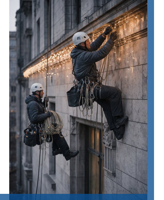 Монтаж новогодней иллюминации в Салехарде от 9098 р. | ВЫСОТНИК-Слх