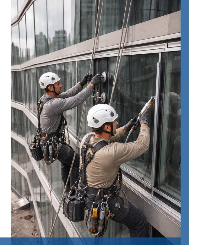 Радиусное остекление фасада в Салехарде от 12845 р. | ВЫСОТНИК-Слх