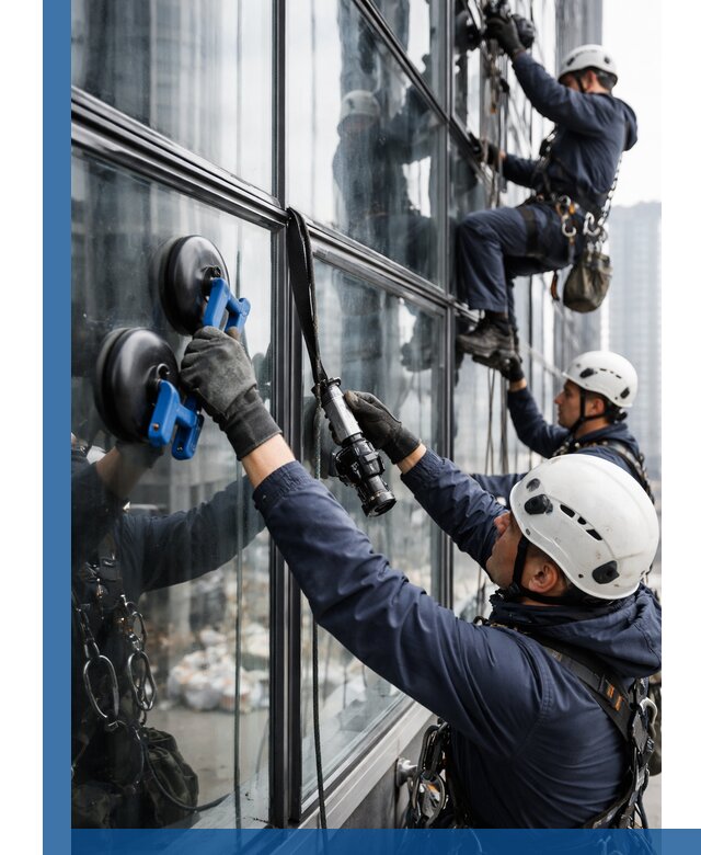 Радиусное остекление фасадов под ключ в Салехарде с гарантиями