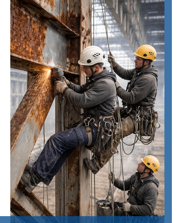 Зачистка металла от ржавчины в Салехарде от 375 р. | ВЫСОТНИК-Слх