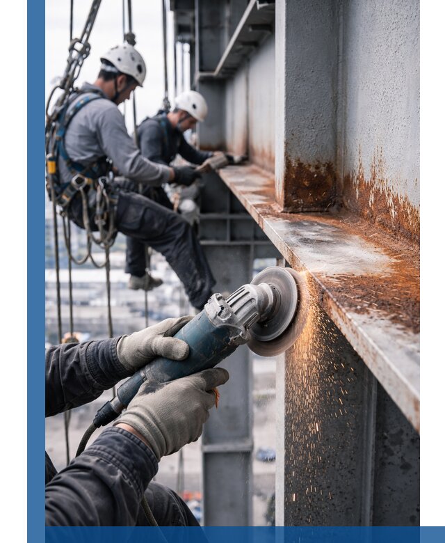 Зачистка металла от ржавчины и подготовка поверхностей в Салехарде