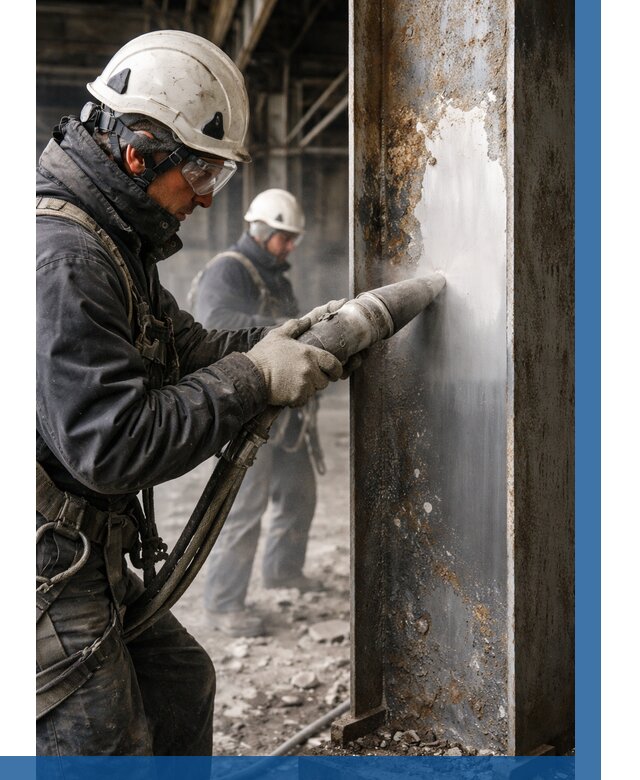 Удаление старой краски с металла в Салехарде от 482 р. | ВЫСОТНИК-Слх