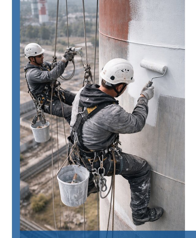 Покраска дымовых труб в Салехарде: антикоррозийная защита и восстановление