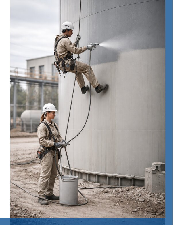 Покраска резервуаров в Салехарде от 1284 р. | ВЫСОТНИК-Слх — заказать