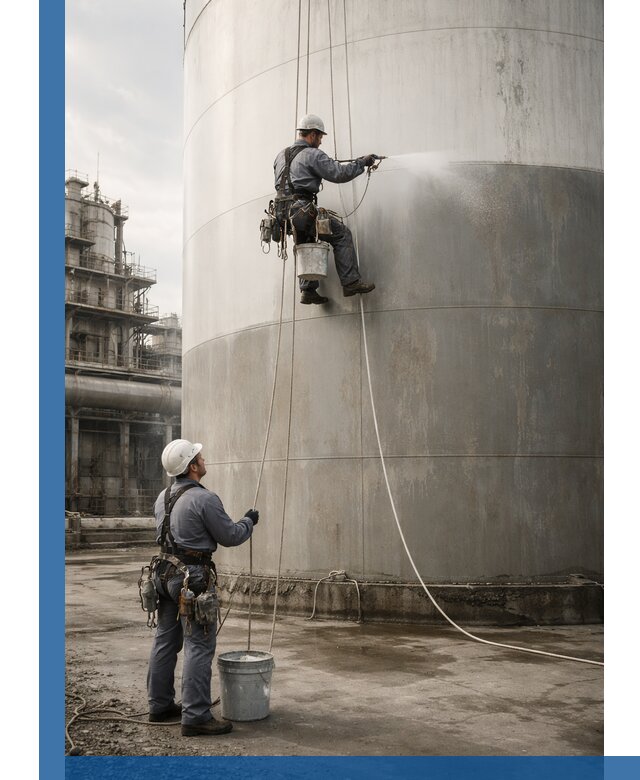 Покраска стальных резервуаров и емкостей в Салехарде профессионально