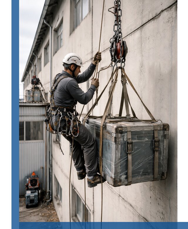 Подъем грузов на высоту в Салехарде для промышленных объектов