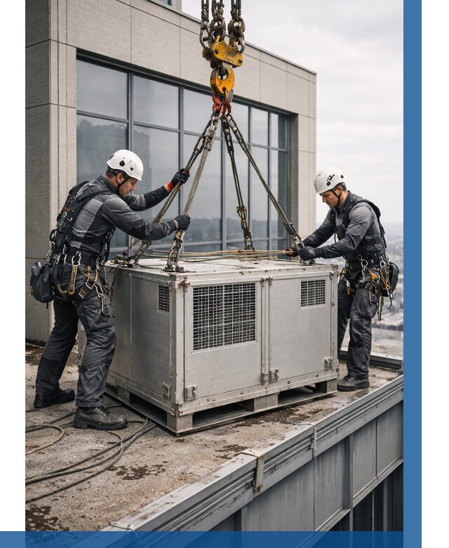 Такелажные работы на высоте в Салехарде от 8563 р. | ВЫСОТНИК-Слх