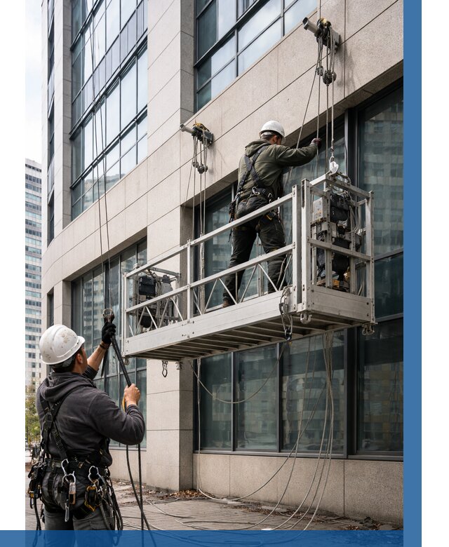 Монтаж и подъем фасадной люльки в Салехарде от 12845 р. | ВЫСОТНИК-Слх