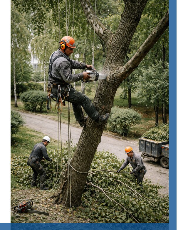 Кронирование деревьев в Салехарде от 6958 р. | ВЫСОТНИК-Слх