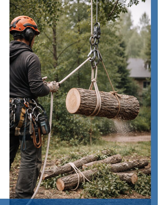 Валка деревьев частями в Салехарде от 8028 р. | ВЫСОТНИК-Слх