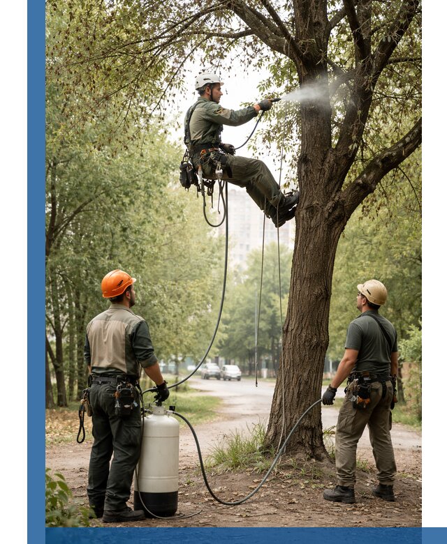 Обработка деревьев от вредителей в Салехарде профессиональная защита