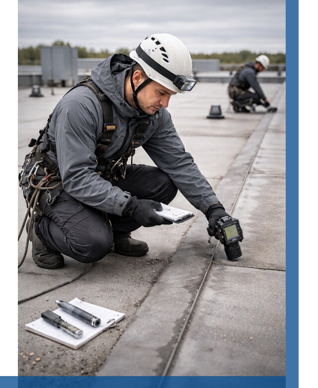 Обследование кровли на протечки в Салехарде от 4817 р. | ВЫСОТНИК-Слх