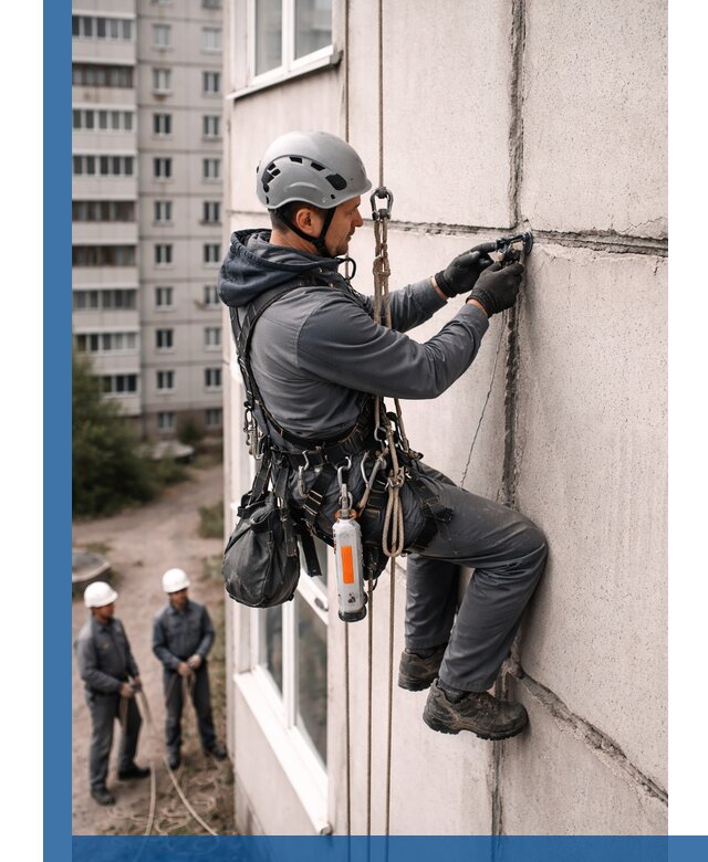 Обследование межпанельных швов и герметизация в Салехарде