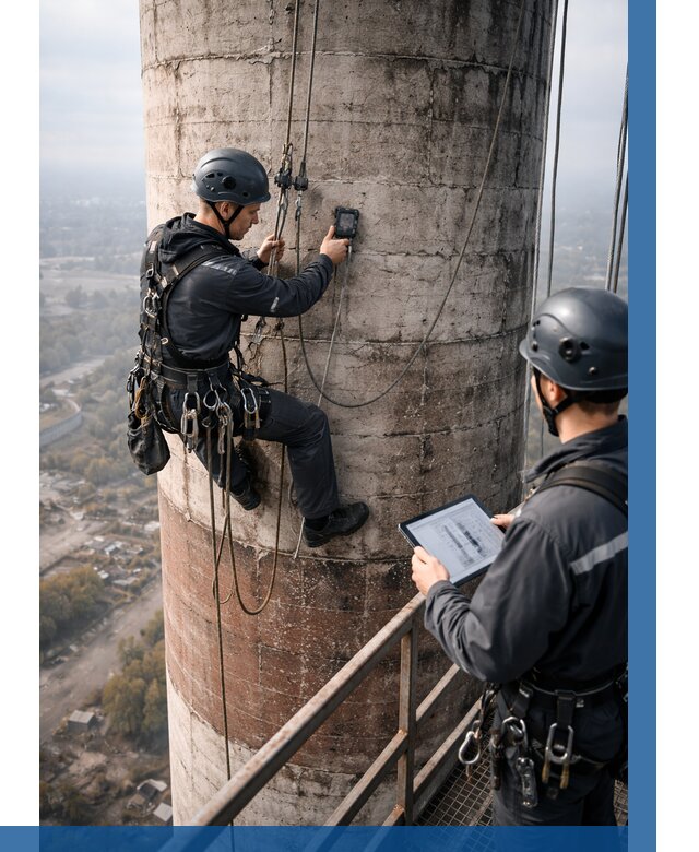 Обследование дымовой трубы в Салехарде от 8563 р. | ВЫСОТНИК-Слх
