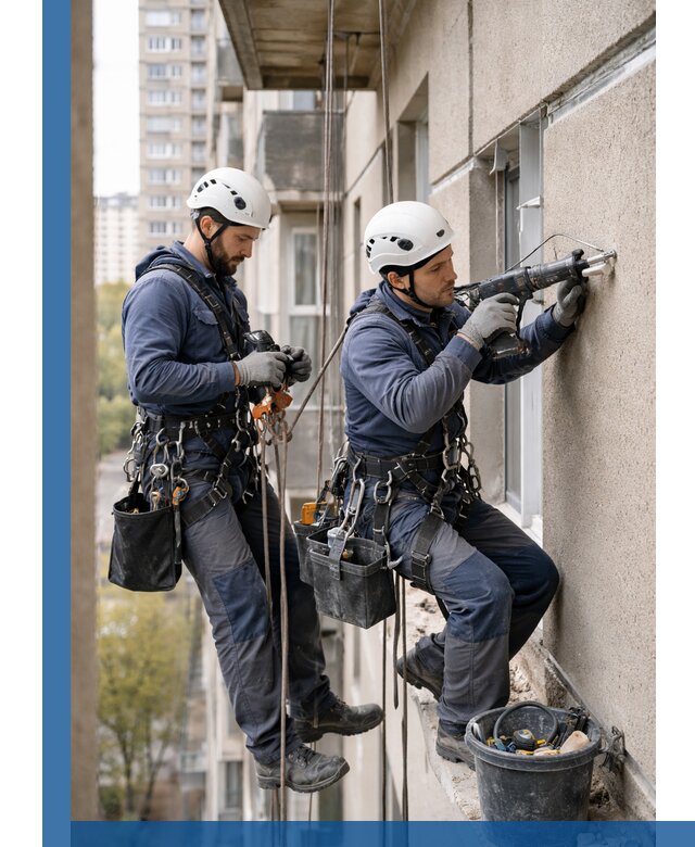 Промышленные альпинисты высотные работы и монтаж в Салехарде